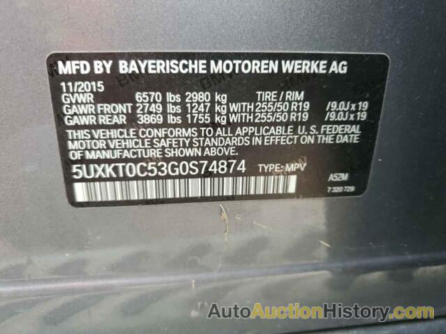 BMW X5 XDR40E, 5UXKT0C53G0S74874