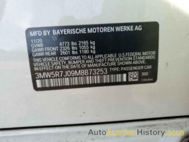 BMW 3 SERIES, 3MW5R7J09M8B73253