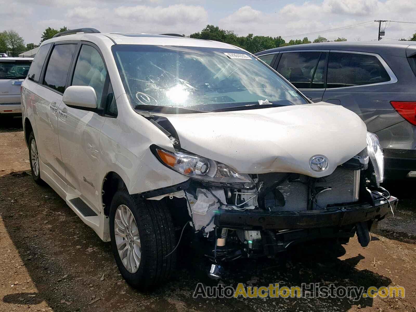 2016 TOYOTA SIENNA XLE, 5TDYK3DC5GS761987