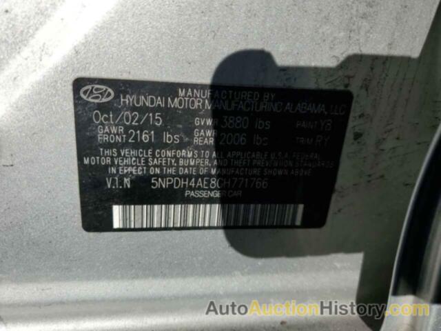 HYUNDAI ELANTRA SE, 5NPDH4AE8GH771766