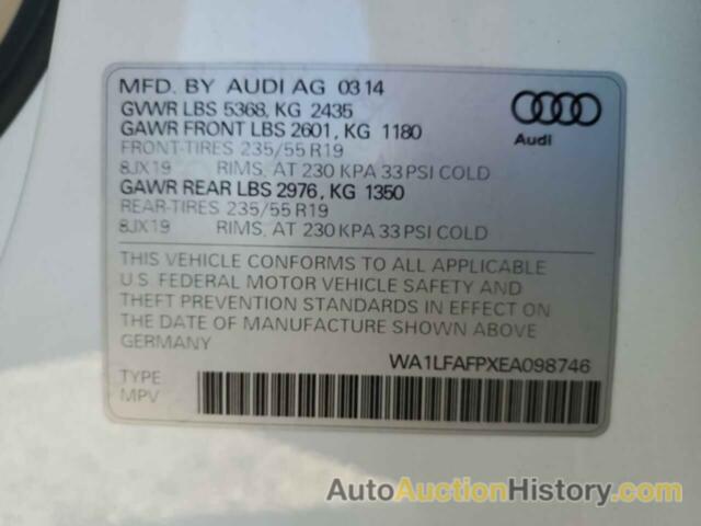 AUDI Q5 PREMIUM PLUS, WA1LFAFPXEA098746