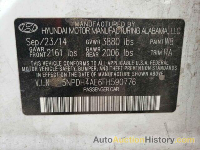 HYUNDAI ELANTRA SE, 5NPDH4AE6FH590776