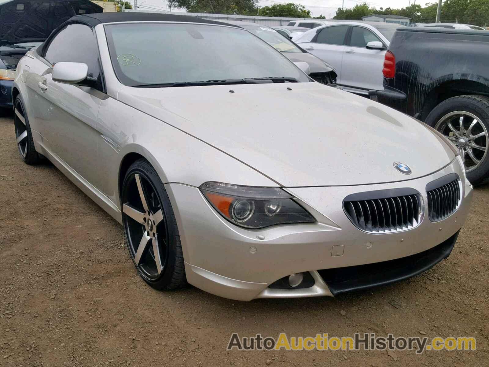 2005 BMW 645 CI AUTOMATIC, WBAEK734X5B328607