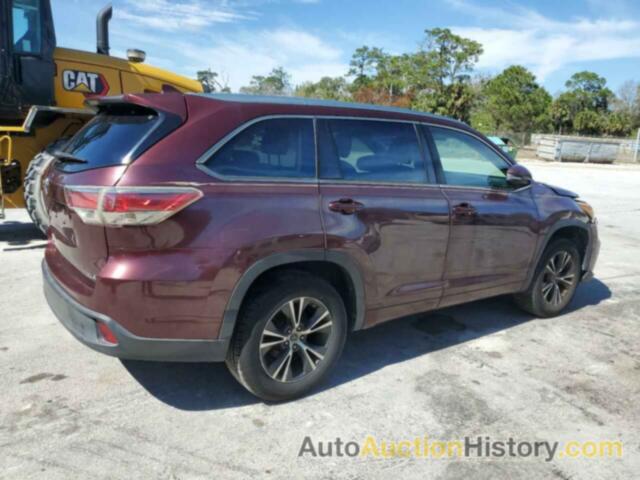 TOYOTA HIGHLANDER XLE, 5TDKKRFH8GS144858