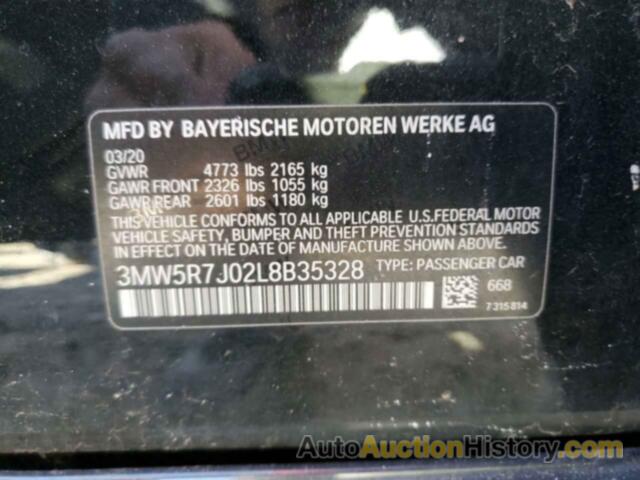 BMW 3 SERIES, 3MW5R7J02L8B35328