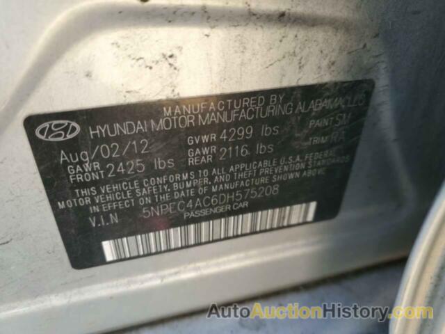 HYUNDAI SONATA SE, 5NPEC4AC6DH575208