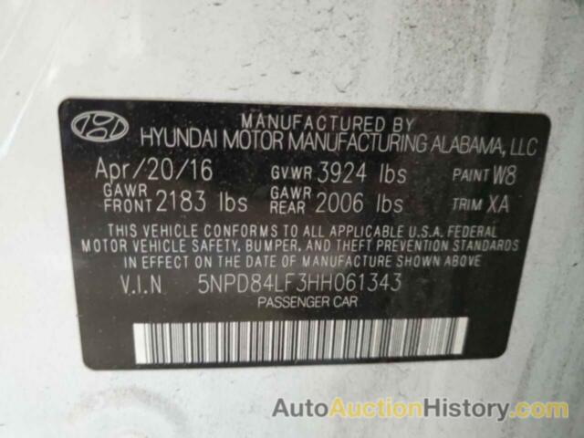 HYUNDAI ELANTRA SE, 5NPD84LF3HH061343