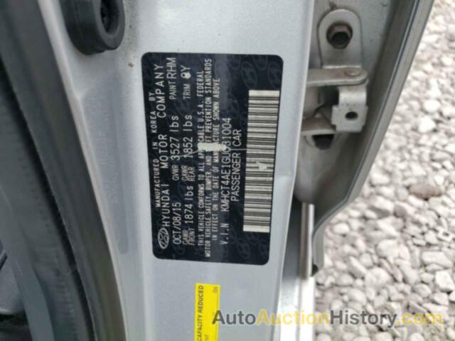 HYUNDAI ACCENT SE, KMHCT4AE1GU031004