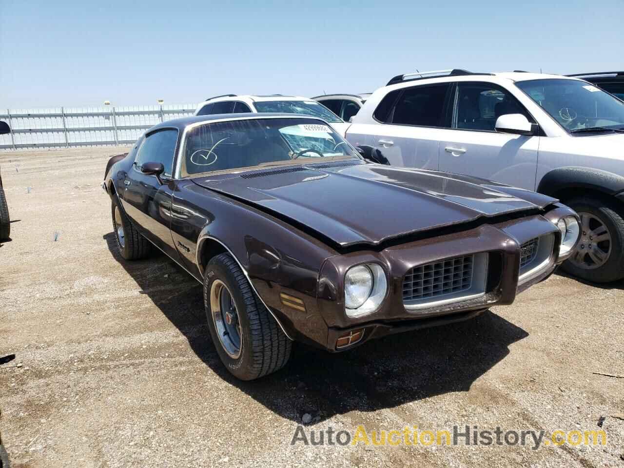 1973 PONTIAC FIREBIRD, 2T87M3N102405