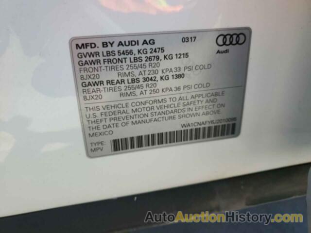 AUDI Q5 PRESTIGE, WA1CNAFY6J2010095