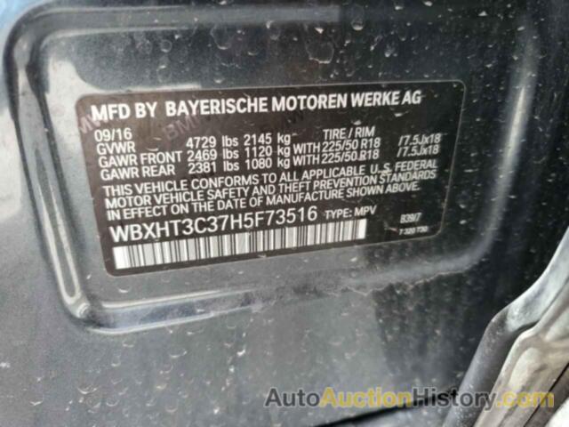 BMW X1 XDRIVE28I, WBXHT3C37H5F73516