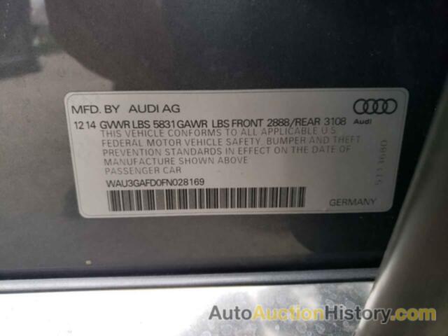 AUDI A8 L QUATTRO, WAU3GAFD0FN028169