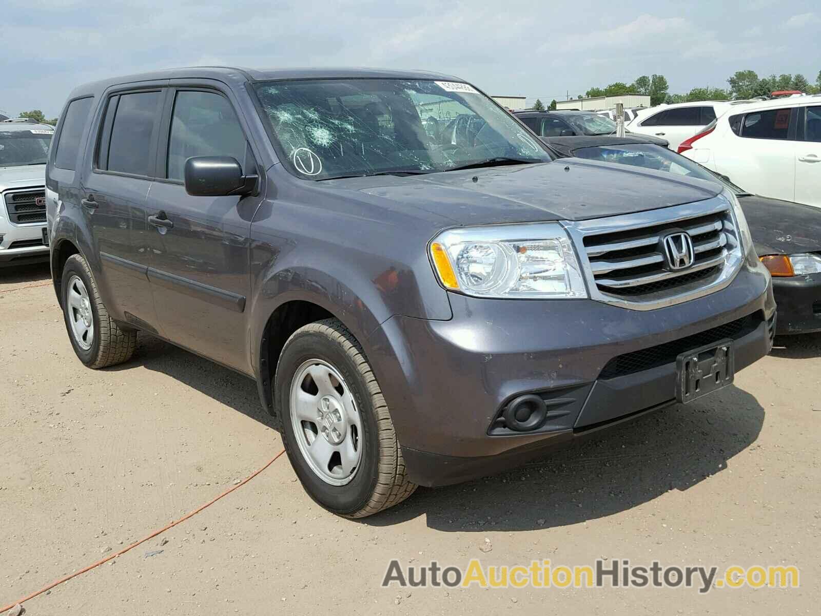 2015 HONDA PILOT LX, 5FNYF4H27FB055490