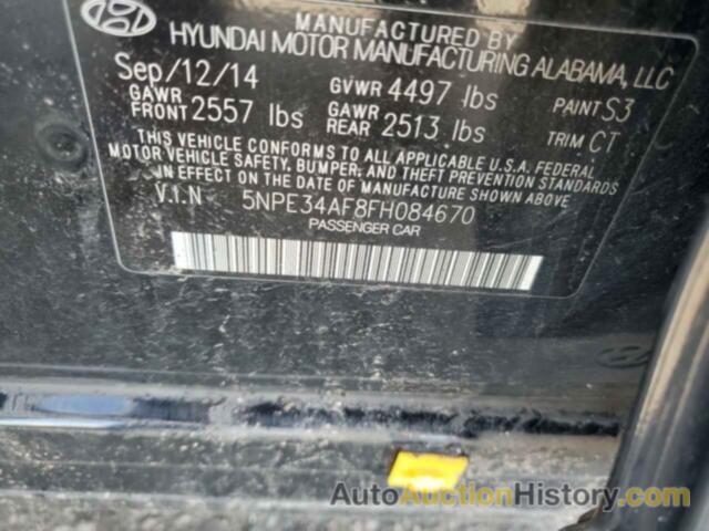 HYUNDAI SONATA SPORT, 5NPE34AF8FH084670