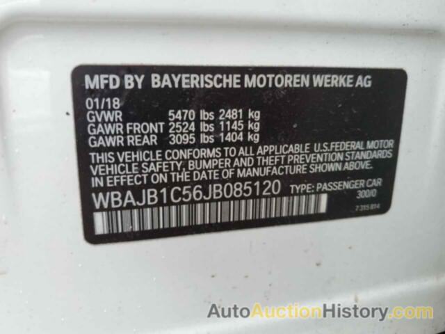 BMW 5 SERIES, WBAJB1C56JB085120