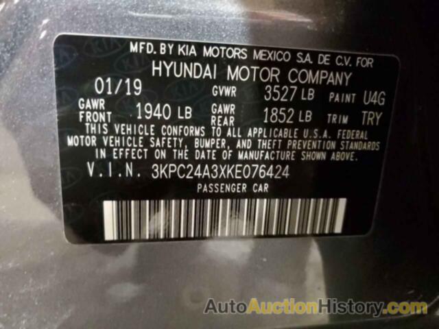 HYUNDAI ACCENT SE, 3KPC24A3XKE076424