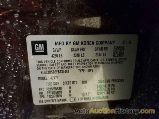 BUICK ENCORE PREMIUM, KL4CJDSB6FB132493