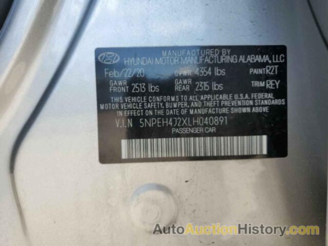 HYUNDAI SONATA LIMITED, 5NPEH4J2XLH040891