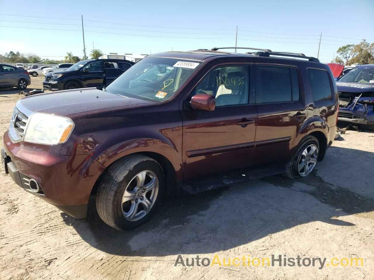 HONDA PILOT EXL, 5FNYF4H54FB003289