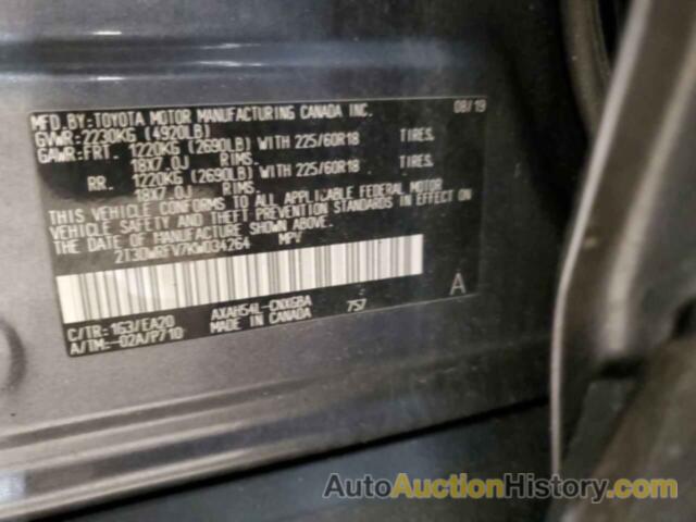 TOYOTA RAV4 LIMITED, 2T3DWRFV7KW034264