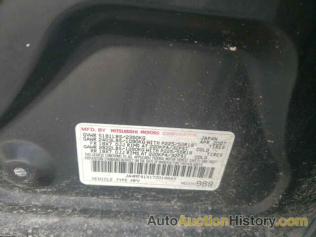 MITSUBISHI OUTLANDER XLS, JA4MT41X17Z018843