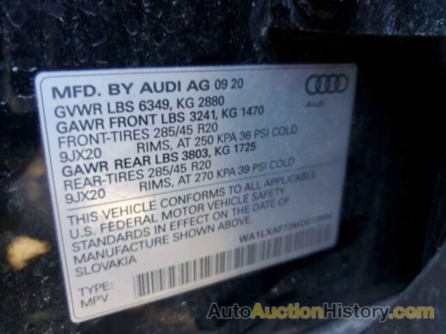 AUDI Q7 PREMIUM PLUS, WA1LXAF72MD012694