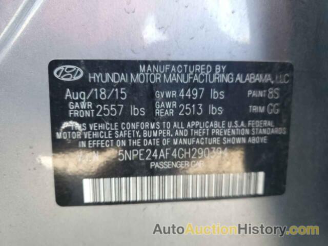 HYUNDAI SONATA SE, 5NPE24AF4GH290394