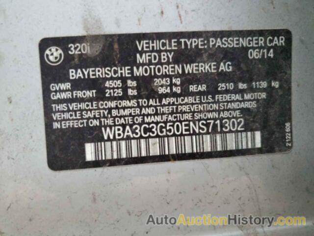 BMW 3 SERIES I XDRIVE, WBA3C3G50ENS71302