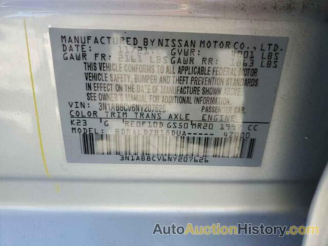 NISSAN SENTRA SV, 3N1AB8CV6NY207626