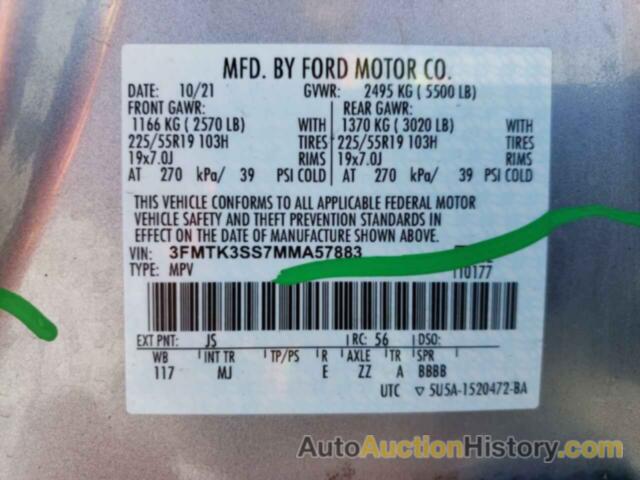 FORD MUSTANG PREMIUM, 3FMTK3SS7MMA57883