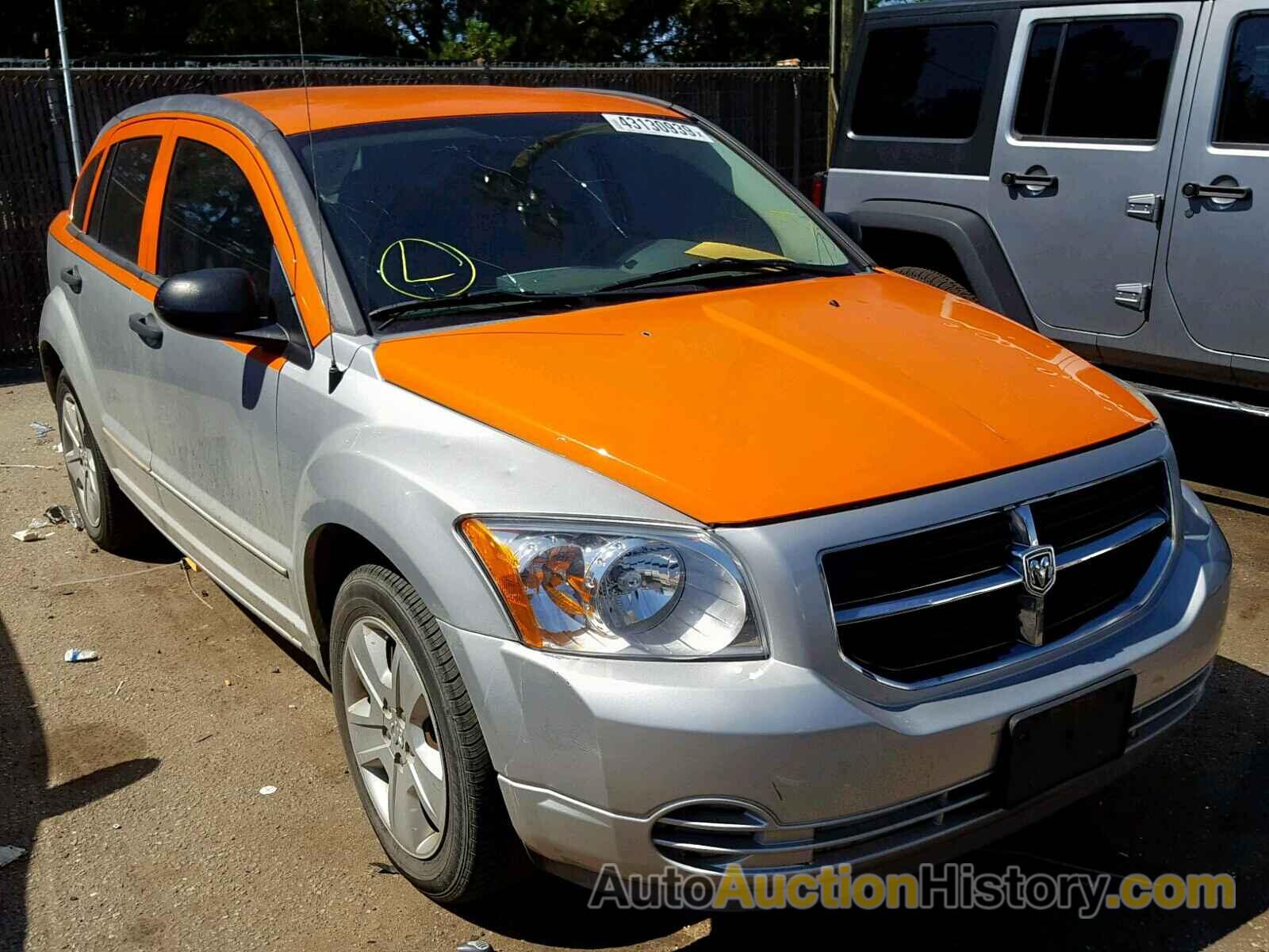 2007 DODGE CALIBER SXT, 1B3HB48B47D553409