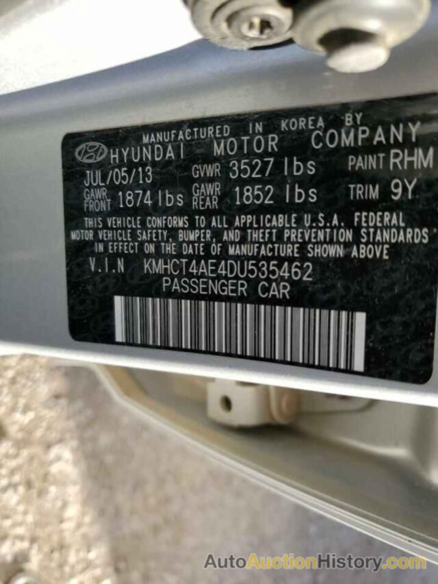 HYUNDAI ACCENT GLS, KMHCT4AE4DU535462