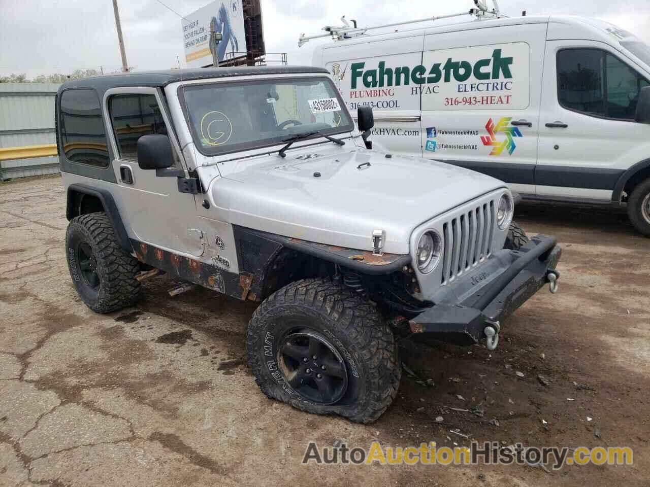 2006 JEEP WRANGLER X, 1J4FA39S96P723711