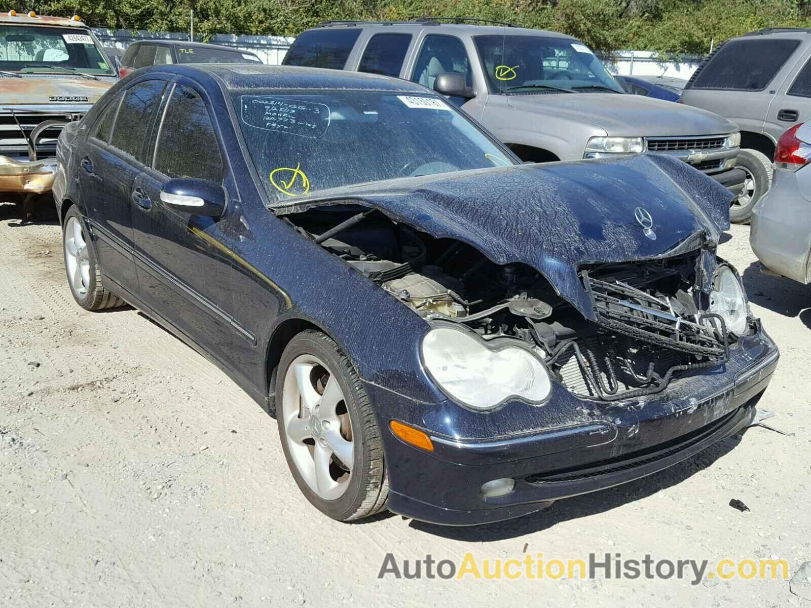 2004 MERCEDES-BENZ C 230K SPORT SEDAN, WDBRF40J54F514708