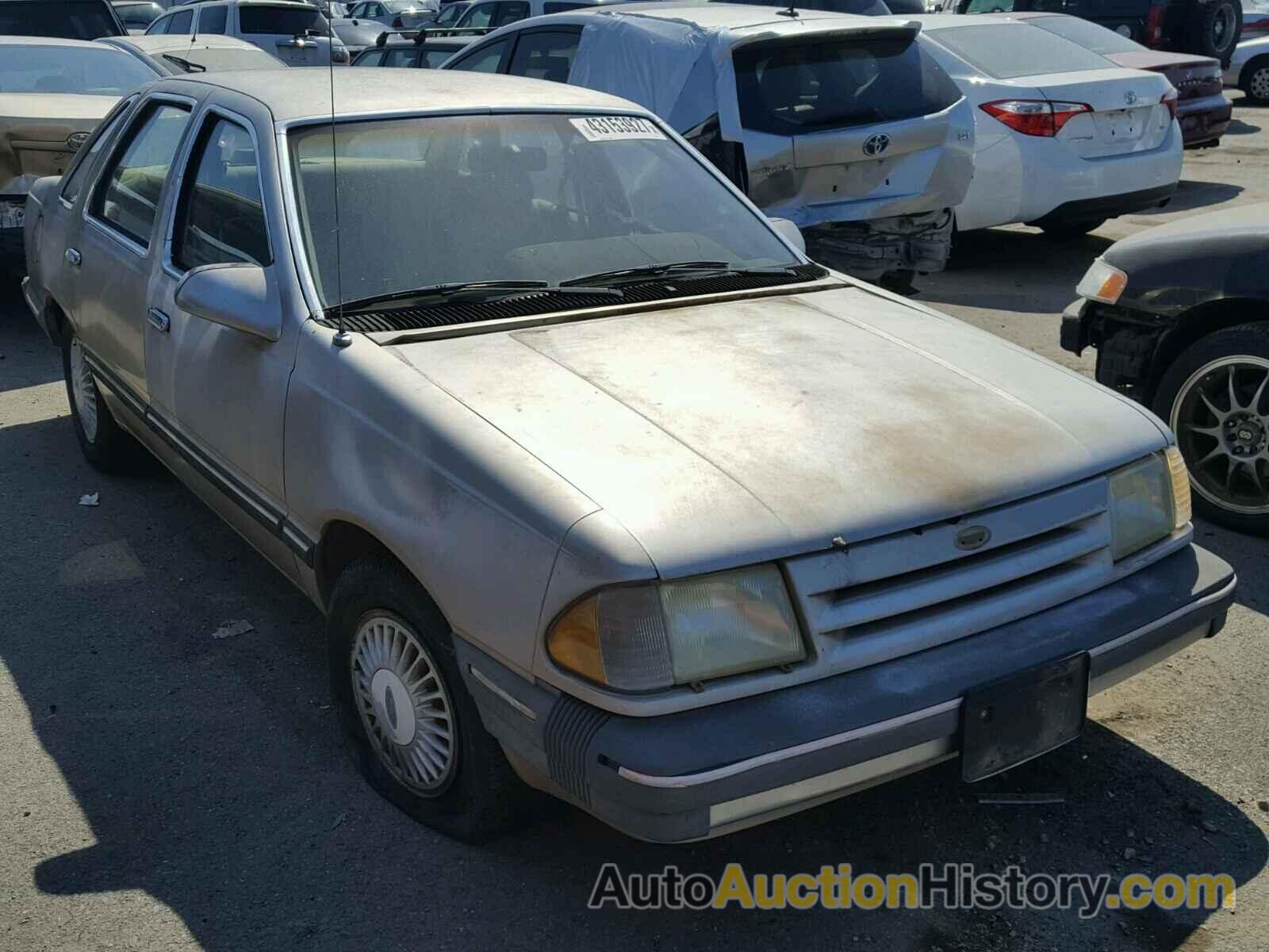 1987 FORD TEMPO GL, 1FABP36X7HK244227