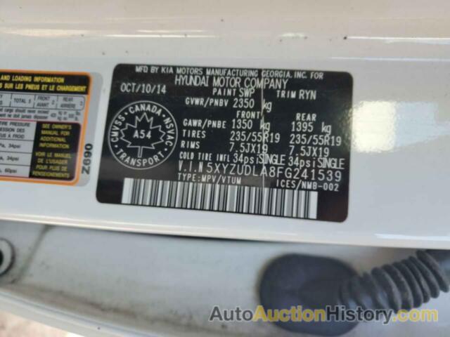 HYUNDAI SANTA FE, 5XYZUDLA8FG241539