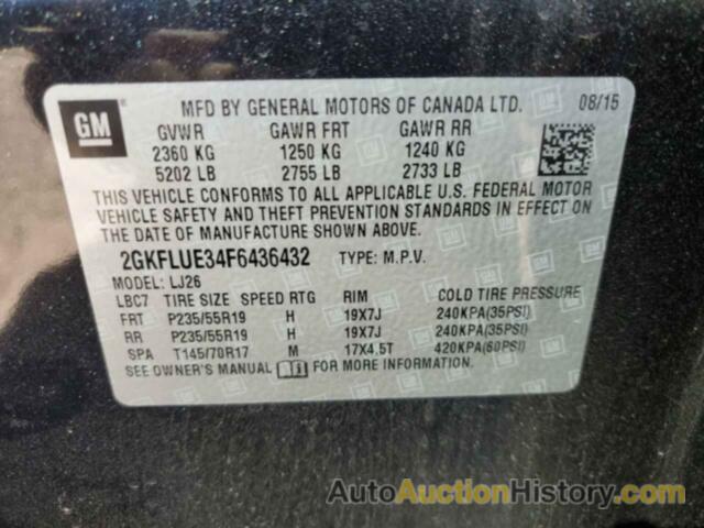 GMC TERRAIN DENALI, 2GKFLUE34F6436432