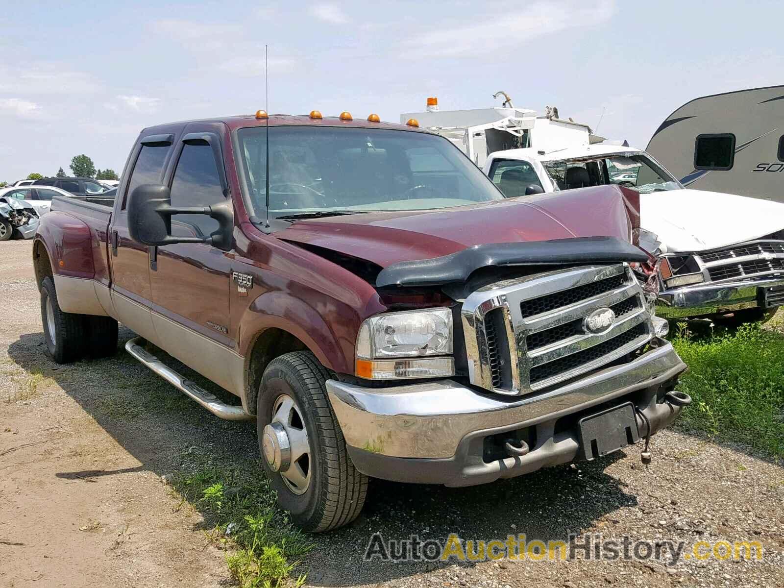 2000 FORD F350 SUPER DUTY, 1FTWW32FXYEB49400