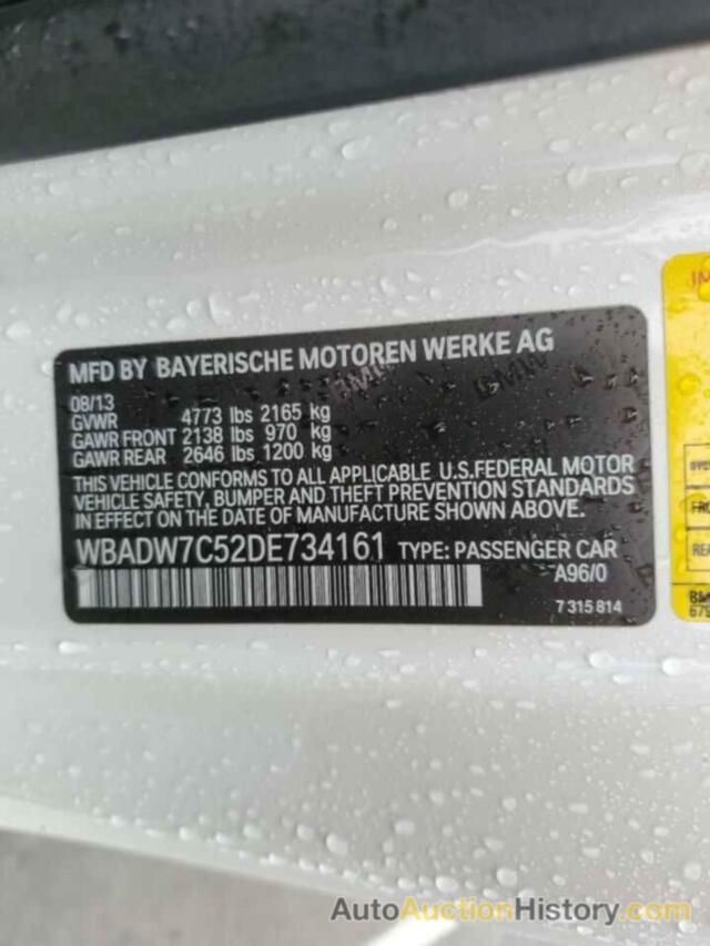 BMW 3 SERIES I SULEV, WBADW7C52DE734161