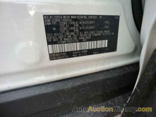 TOYOTA RAV4 XLE, 4T3RWRFV5RU111326