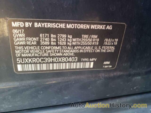 BMW X5 XDRIVE35I, 5UXKR0C39H0X80403