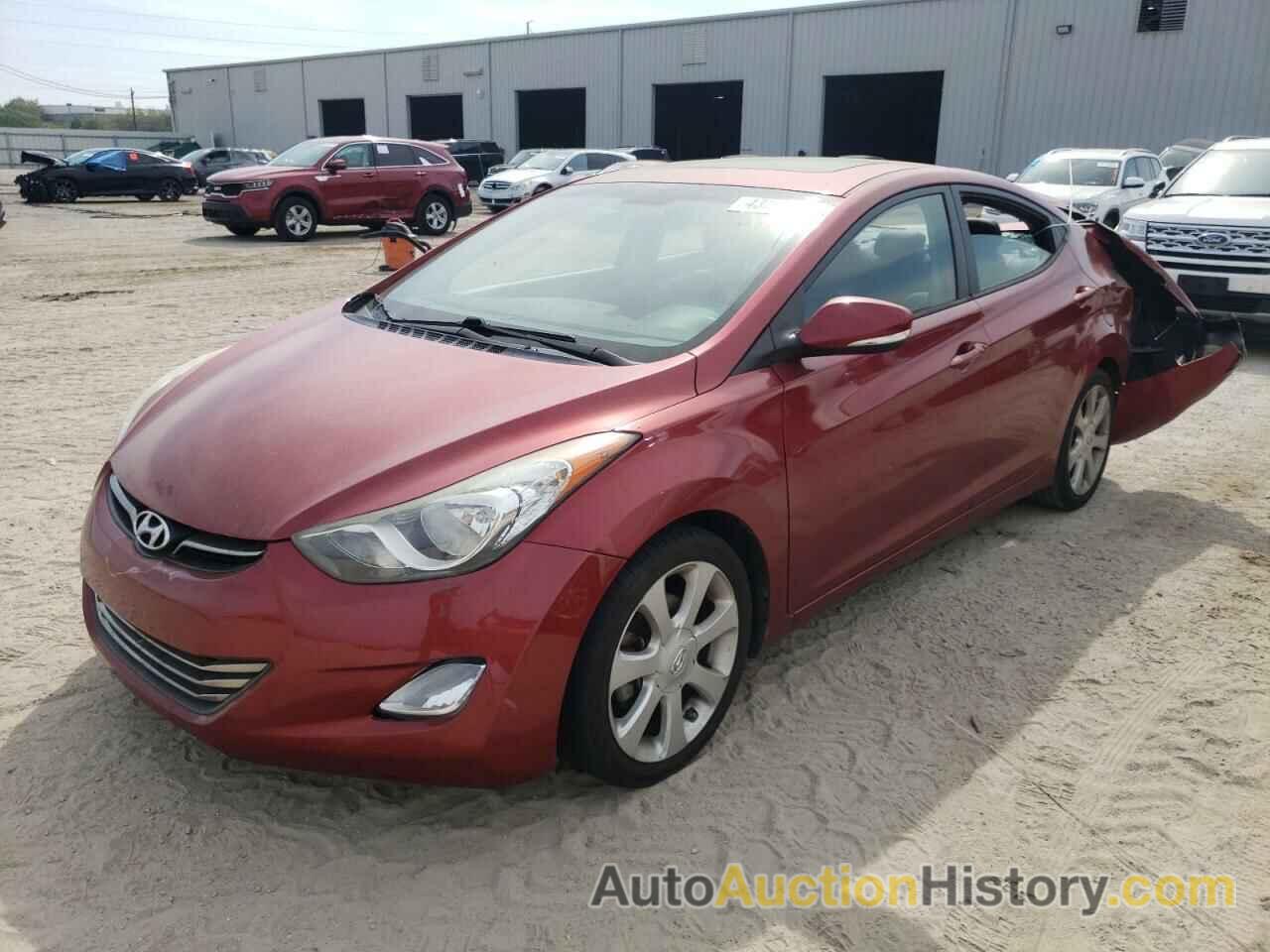 2013 HYUNDAI ELANTRA GLS, 5NPDH4AE0DH407255