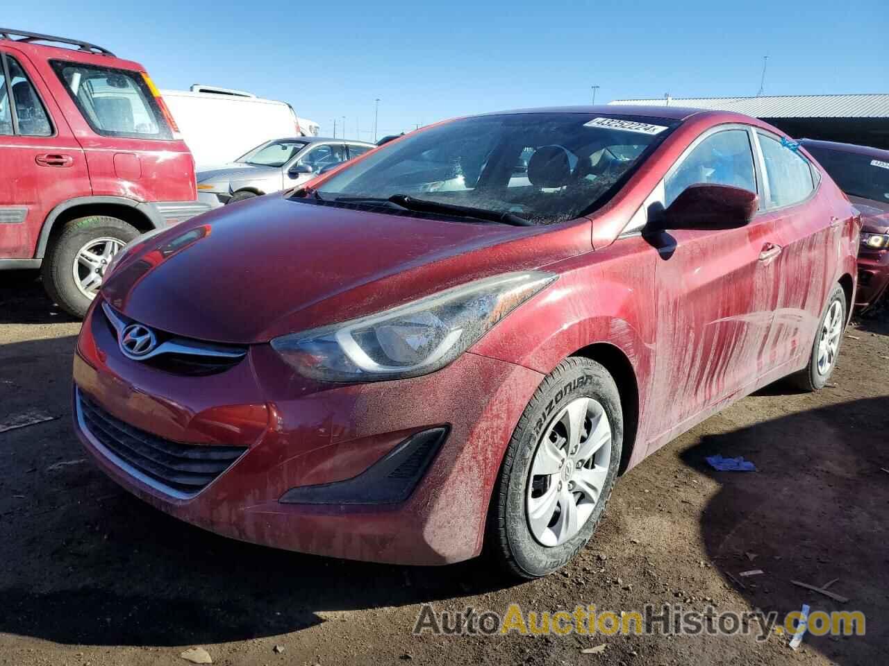 HYUNDAI ELANTRA SE, 5NPDH4AEXGH762180