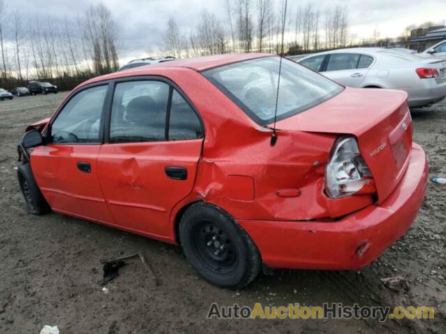 HYUNDAI ACCENT GL, KMHCG45C12U361604