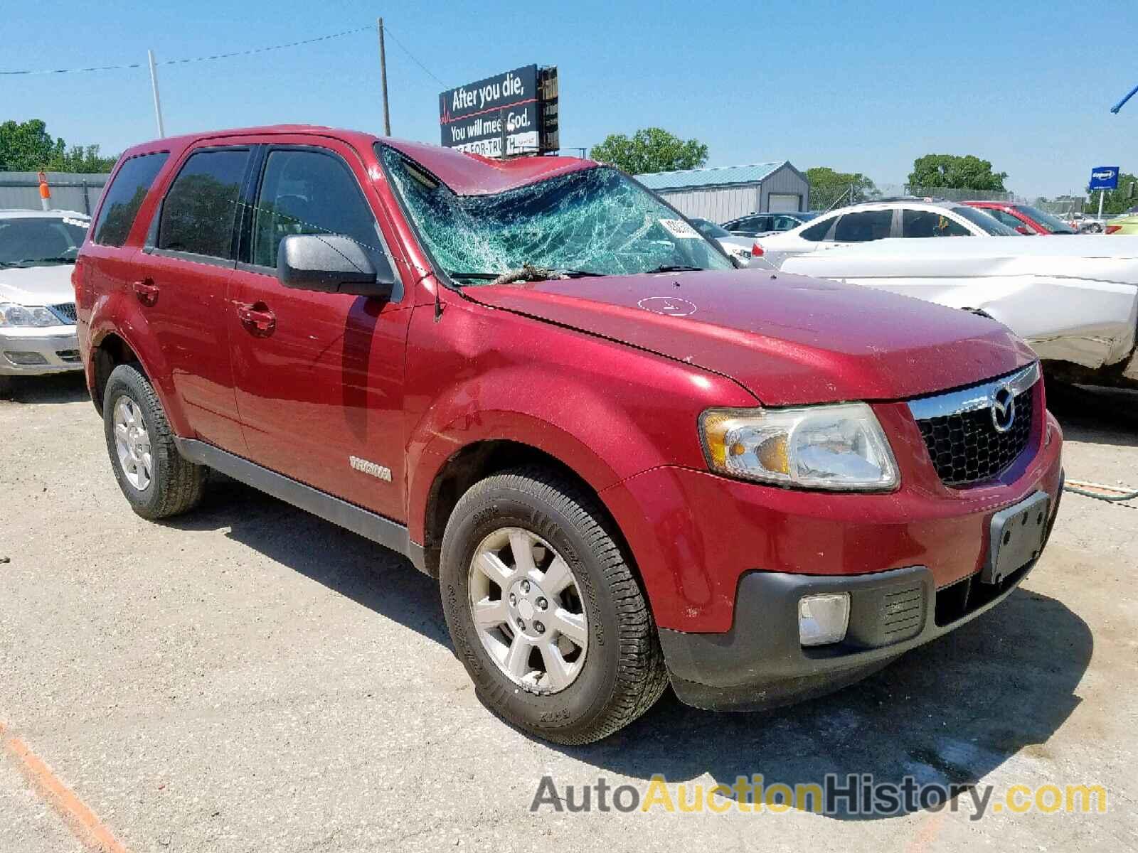 2008 MAZDA TRIBUTE I, 4F2CZ92ZX8KM09402