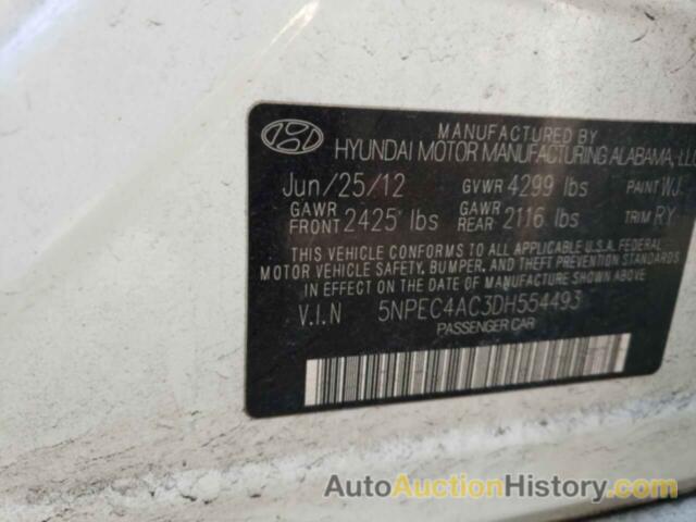 HYUNDAI SONATA SE, 5NPEC4AC3DH554493