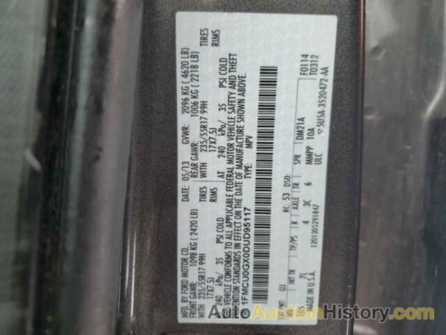 FORD ESCAPE SE, 1FMCU0GX0DUD95117