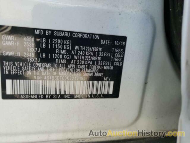 SUBARU OUTBACK TOURING, 4S4BSETC3K3242185