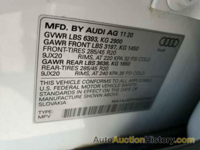 AUDI Q7 PREMIUM, WA1AJAF77MD023697