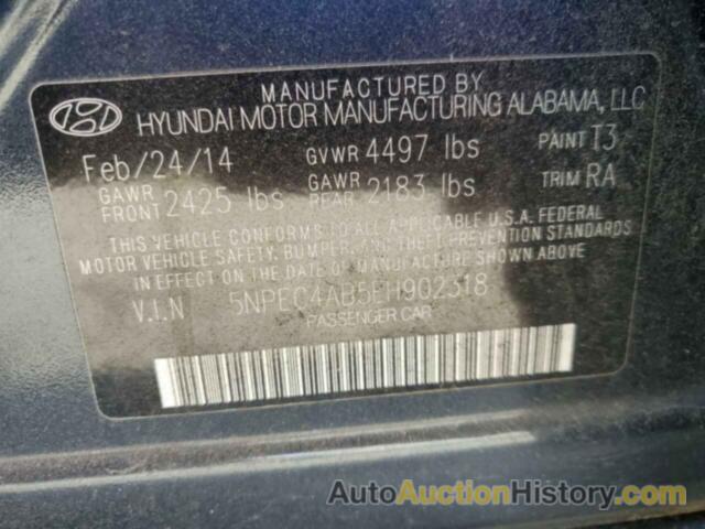 HYUNDAI SONATA SE, 5NPEC4AB5EH902318